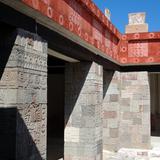 Patio de los Pilares, en el Palacio de Quetzalpapálotl