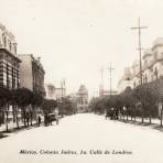 1a. Calle de Londres, en la Colonia Juárez