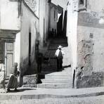 Callejon tipico de Guanajuato EN 1939