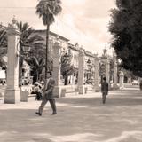 Morelia, plaza principal, 1953