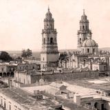 Morelia, vista a la Catedral, 1923