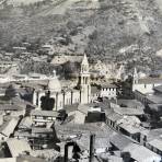 Panorama de Angangueo Michoacan en 1924