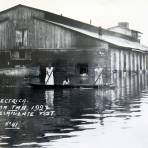 Inundacion en la Planta Electrica acaecido en el ano de 1927