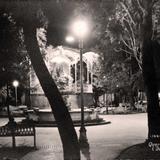 Plaza principal de Noche en Queretaro