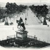 Paseo de la Reforma y Monumento a Carlos IV
