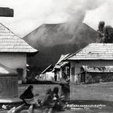 Volcán Paricutín desde Parangaricutiro