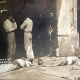 Muertos enfrente de el Hotel Diligencias durante la Intervencion Estadounidense.