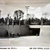 Paso subterraneo del Ferrocarril Mexicano ( Fechada el 8 de Agosto de 1954 ).