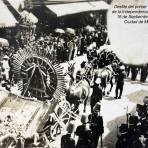 Desfile del primer centenario de la Independencia de Mexico 16 de Septiembre de 1910 Ciudad de México.