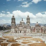 Zócalo y Catedral (ca. 1950)