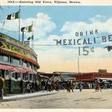 Entrada al área vieja de Tijuana