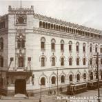 Palacio de Correos por el Fotógrafo Hugo Brehme.