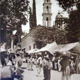 Escena Callejera Por el Fotógra Hugo Brehme ( Circulada el 7 de Junio de 1923 ).