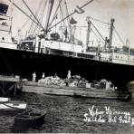 Salida del Pte. Porfirio Diaz en el Barco Ypiranga ( El 31 de Mayo de 1911 ).