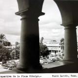 Perspectiva de la plaza Hidalgo.
