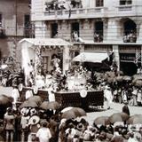 Desfile del primer centenario de la Independencia de Mexico 16 de Septiembre de 1910 Ciudad de México.