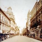 Avenida 16 de Septiembre Ciudad de México Por el fotografo Hugo Brehme ( Circulada el 31 de Sep- 1919 ).