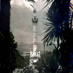 Paseo de La Reforma por el fotografo R Mantel ( Circulada el 26 de Noviembre de 1926 ).