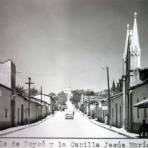 Calle de Noyoo y capilla de Jesus Maria.
