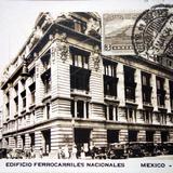 Edificio de los ferrocarriles nacionales ( Circulada el 3 de Mayo de 1934 ).