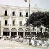 Hotel Diligencias y Zocalo. ( Circulada el 15 de Noviembre de 1916 ).