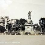 Paseo de La Reforma y Mto.a Colon.( Circulada  el 3 de Junio de 1921 )