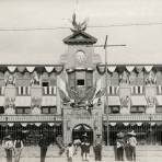 Estación Colonia durante las fiestas del Primer Centenario de la Independencia (1910)