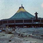 La nueva Villa de Guadalupe en construccion La Ciudad de México 1977.