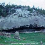 Cuevas en donde viven algunos Tarahumaras 1976