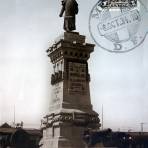 Tarjeta postal MAXIMA Monumento a Morelos en La Ciudadela ( Circulada el 8 de Octubre de 1934 ).