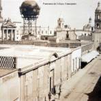 Templo de San Fransisco a la izquierda y Panorama de Celaya, Guanajuato