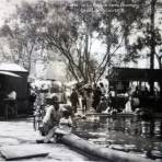Fuente   de La Plaza de Santo Domingo  Ciudad de México 1920