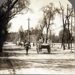 Bosque de Chapultepec la casa del presidente de la Republica 1906