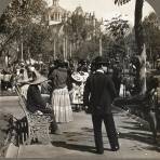 Los jardines del zocalo 1906.