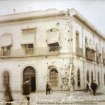 Esquina de La Avenida Juarez y Balderas Durante La Decena Trágica Febrero de (1913) Ciudad de México.