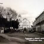 Parroquia y jardin Morelos.