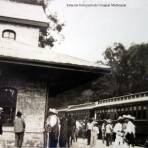 Estacion ferroviaria de Uruapan Michoacán ( Circulada el 24 de Mayo de 1930 ).