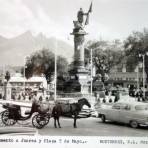 Monumento a Juarez y plaza 5 de Mayo