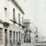 Escena callejera Puebla, por el fotógrafo T. Enami, de Yokohama, Japón (1934)