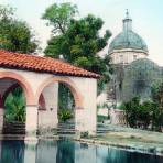 Jardin de La Borda Cuernavaca Morelos, por el fotógrafo T. Enami, de Yokohama, Japón (1934)