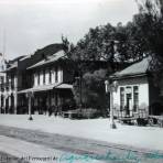 Estacion del Ferrocarril de Aguascalientes. ( Circulada el 15 de Abril de 1949 ).