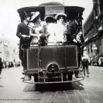 Desfile Septembrino del carro presidencial Ciudad de México 1905