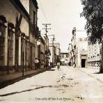 Una calle de San Luis Potosi