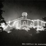 Castillo de Chapultepec, vista nocturna - Ciudad de México, Distrito Federal