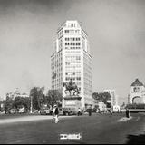 Ciudad de México, Distrito Federal. . Edificio Corcuera, Monumento a Carlos IV y Monumento a la Revolución