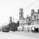 Avenida Hombres Ilustres (hoy Avenida Hidalgo) - Ciudad de México, Distrito Federal