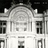 Palacio de Bellas Artes, detalle nocturno