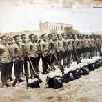 Una leccion del 13 batallon del ejercito Mexicano 5 de Mayo de 1923 Monterrey, Nuevo León