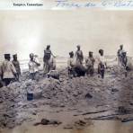 Tropa del 9 batallon del ejercito Mexicano en La playa de Miramar Tampico, Tamaulipas 1925.