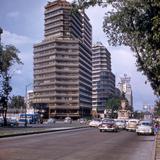 Paseo de la Reforma y Glorieta Colón (vista 1; circa 1955) - Ciudad de México, Distrito Federal